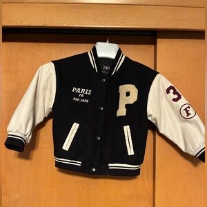 ZARA Varsity Jacket - kids size 3-4